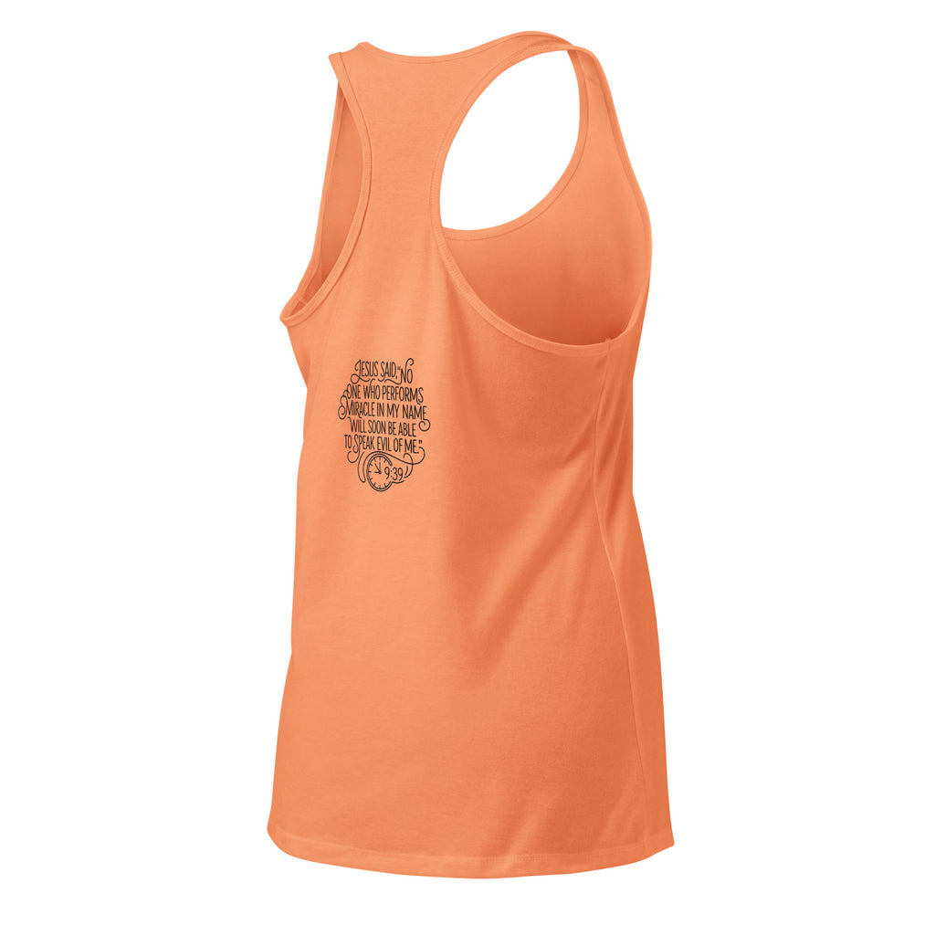 Women’s fitted racerback tank top - Seedandsoulful