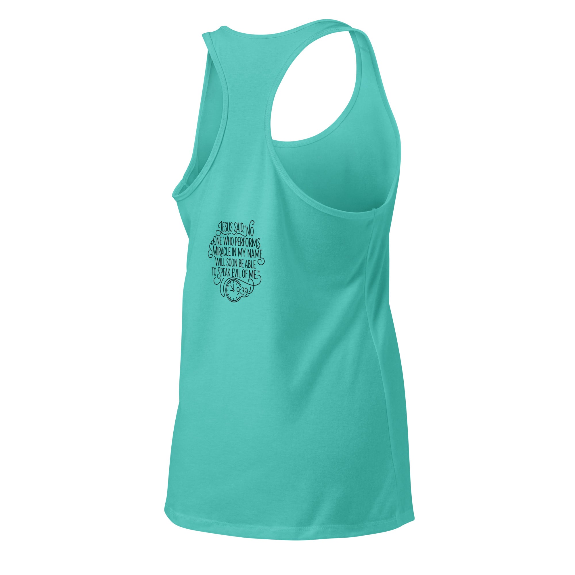 Women’s fitted racerback tank top - Seedandsoulful