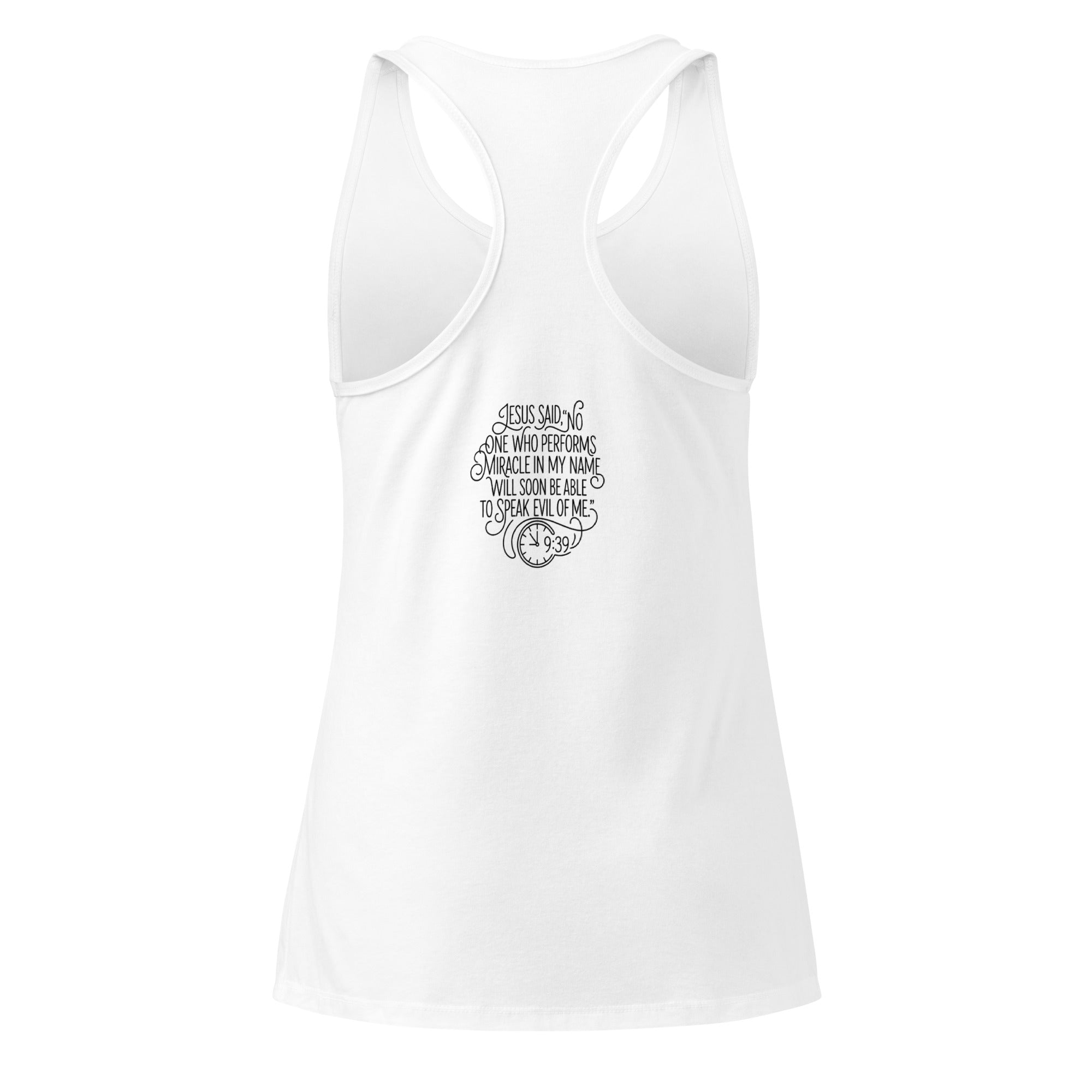Women’s fitted racerback tank top - Seedandsoulful