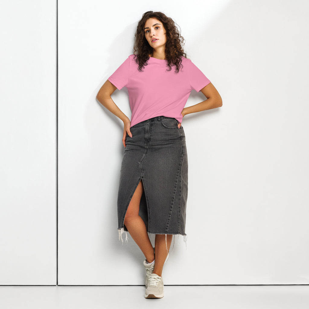 Women’s organic ribbed neck t-shirt - Seedandsoulful