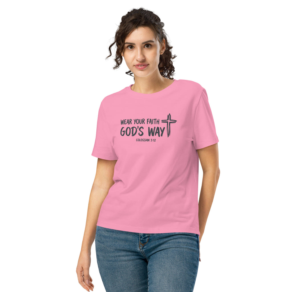 Women’s organic ribbed neck t-shirt - Seedandsoulful