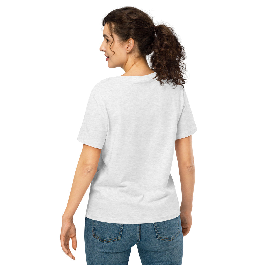 Women’s organic ribbed neck t-shirt - Seedandsoulful