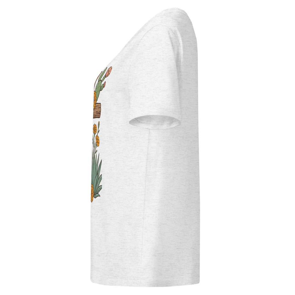 Women’s organic ribbed neck t-shirt - Seedandsoulful