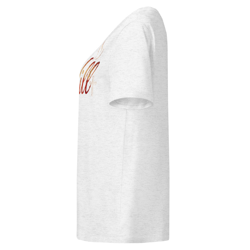 Women’s organic ribbed neck t-shirt I Will - Seedandsoulful