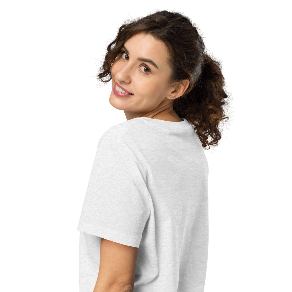 Women’s organic ribbed neck Romans 14:8 t-shirt - Seedandsoulful