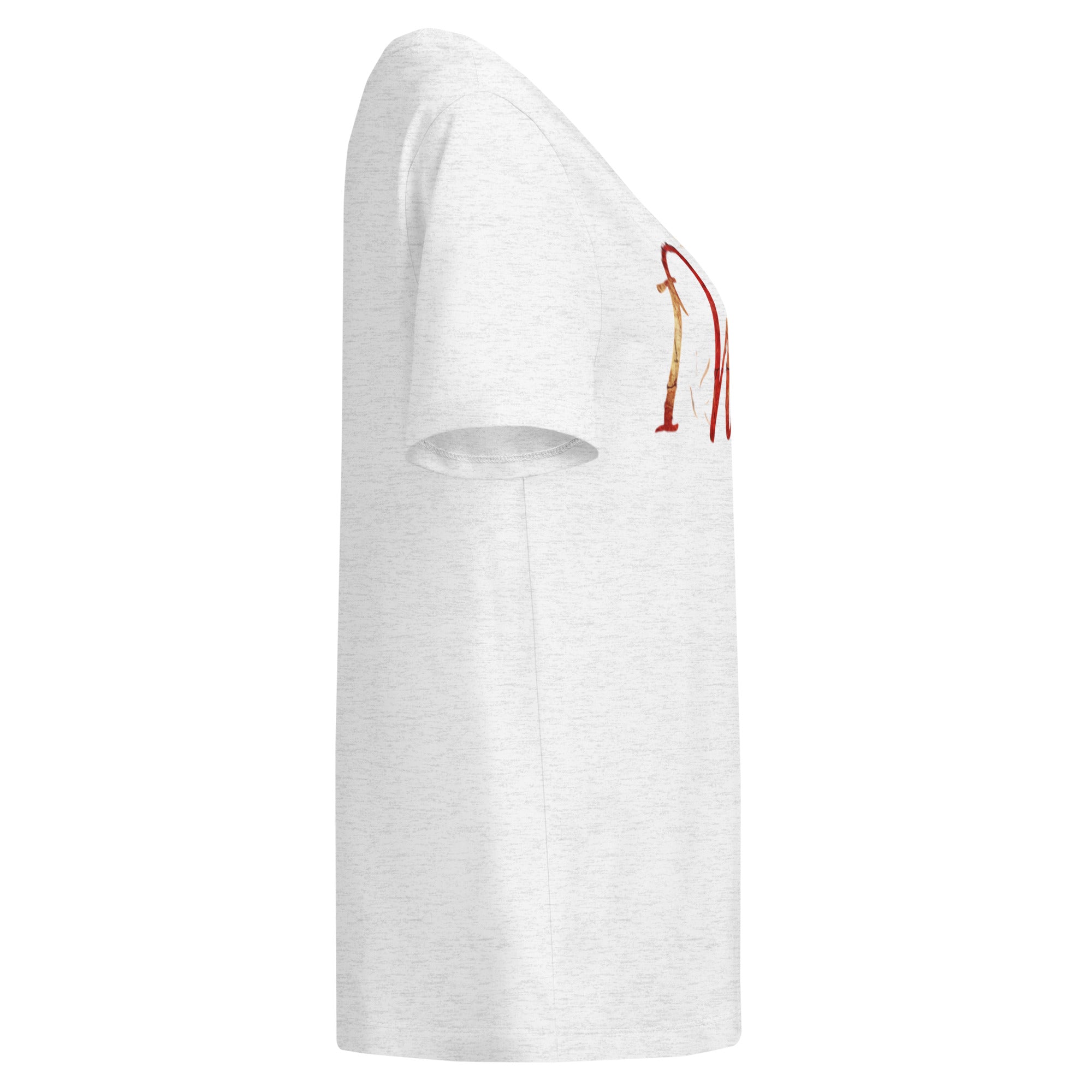 Women’s organic ribbed neck t-shirt I Will - Seedandsoulful