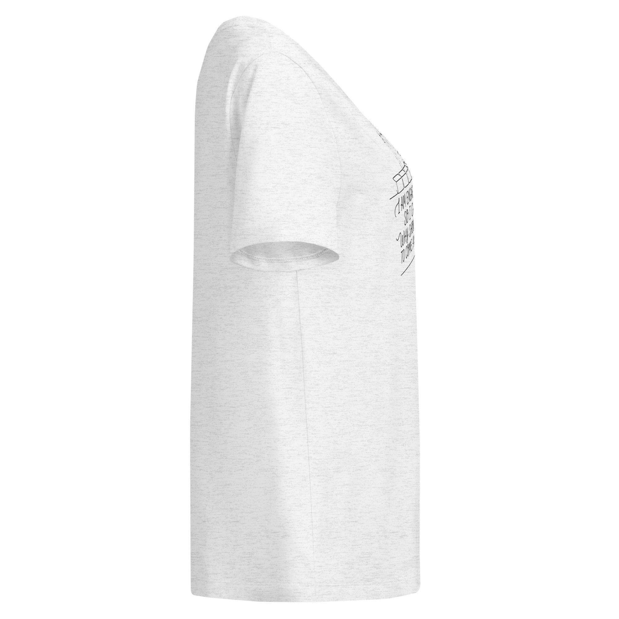 Nehemiah 6:3 Women’s organic ribbed neck t-shirt - Seedandsoulful