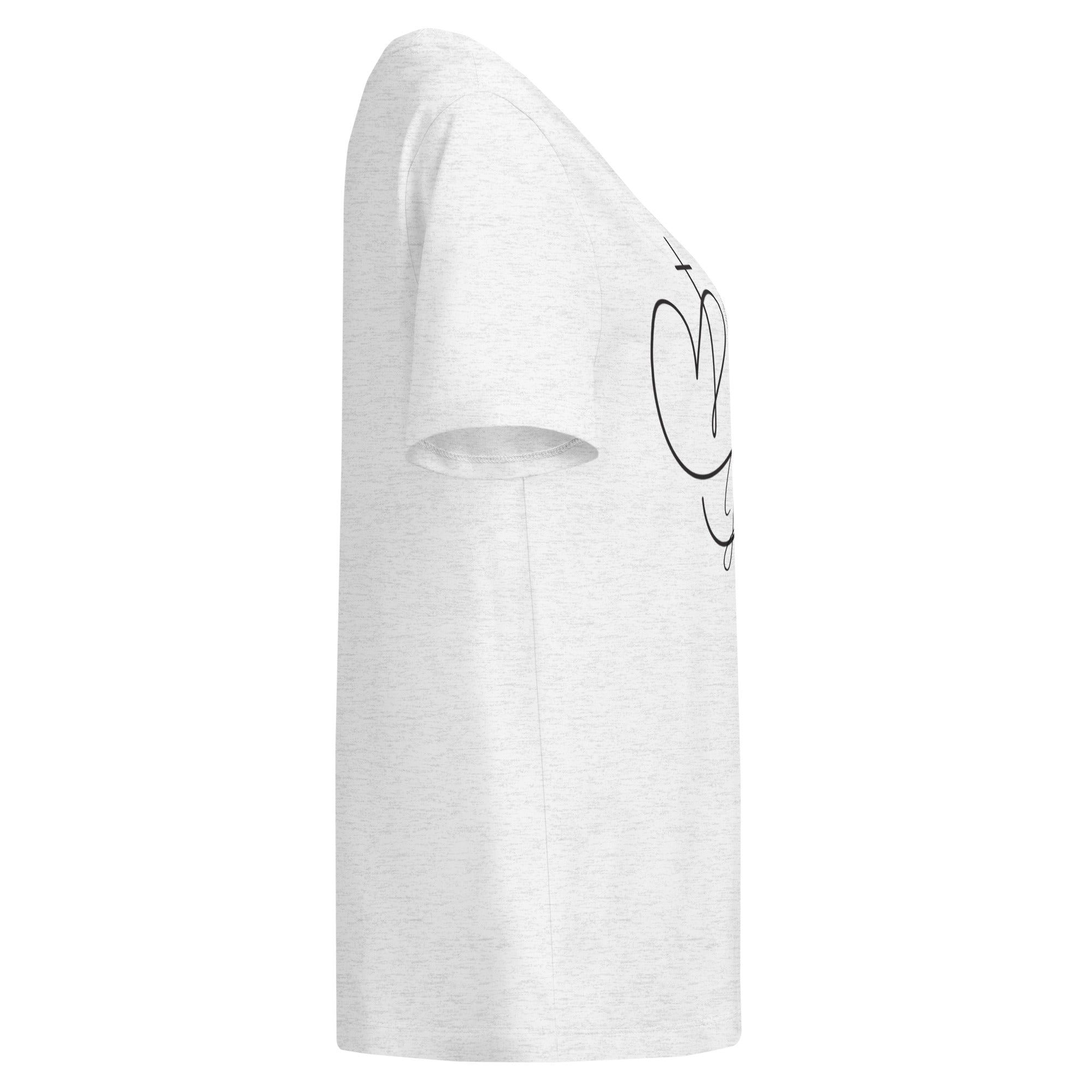 Women’s organic ribbed neck t-shirt - Seedandsoulful