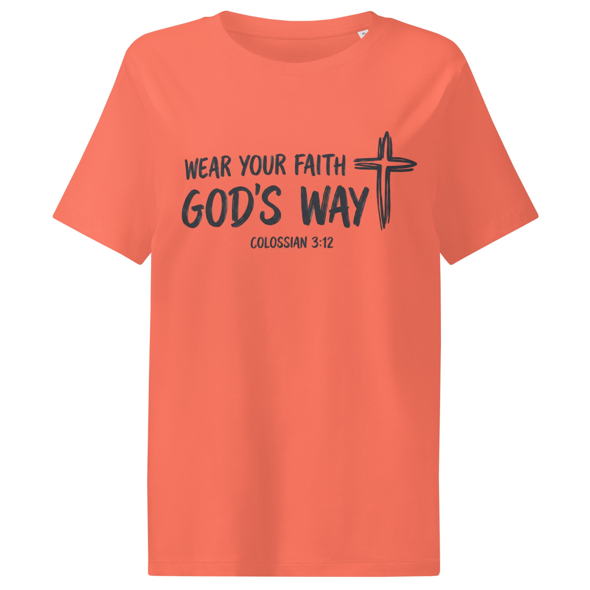 Women’s organic ribbed neck t-shirt - Seedandsoulful