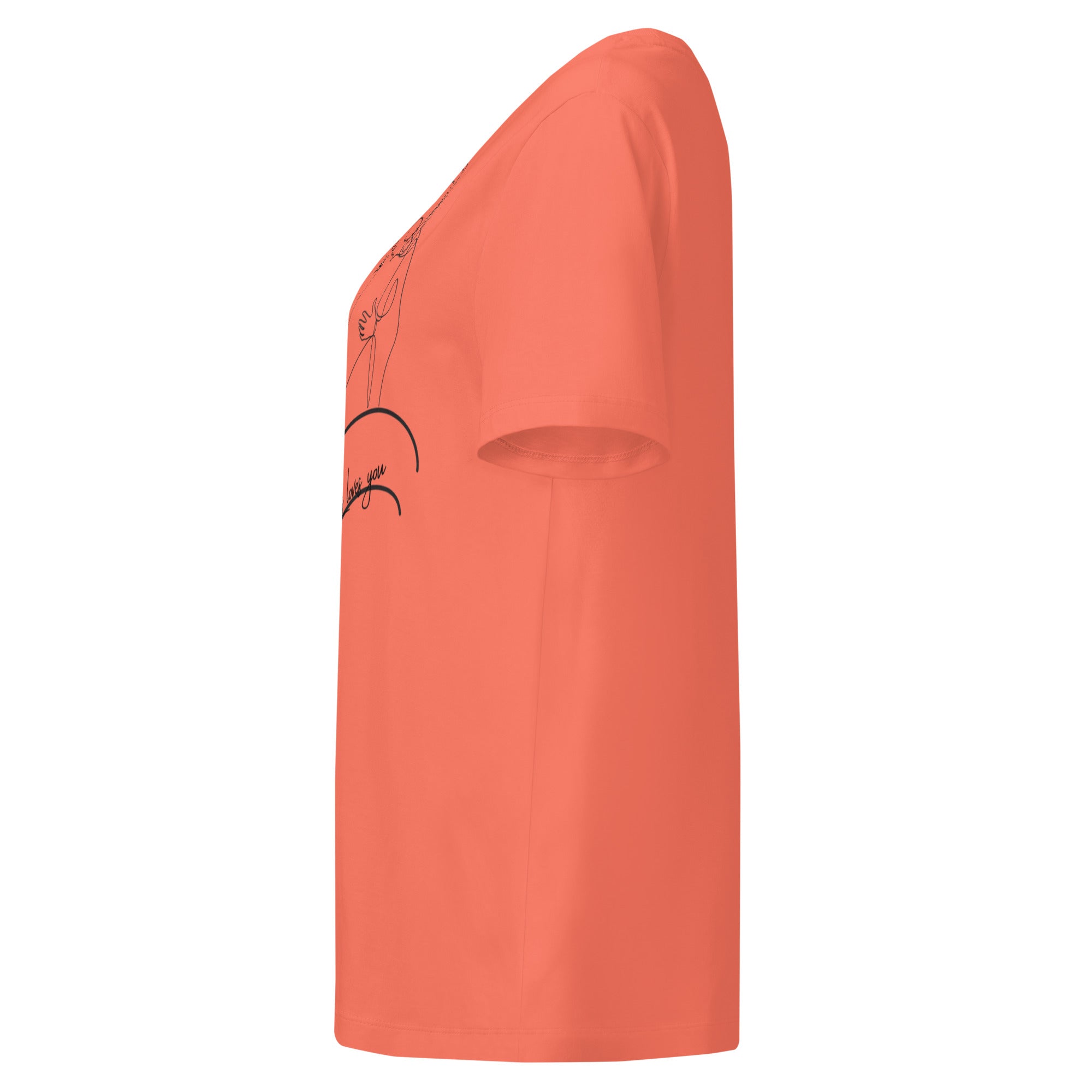 Women’s organic ribbed neck t-shirt - Seedandsoulful