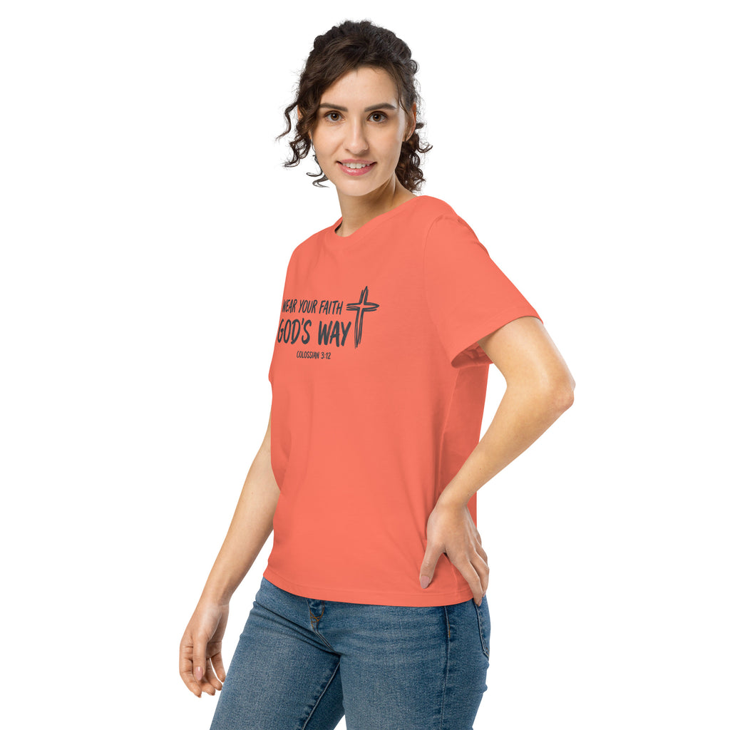 Women’s organic ribbed neck t-shirt - Seedandsoulful