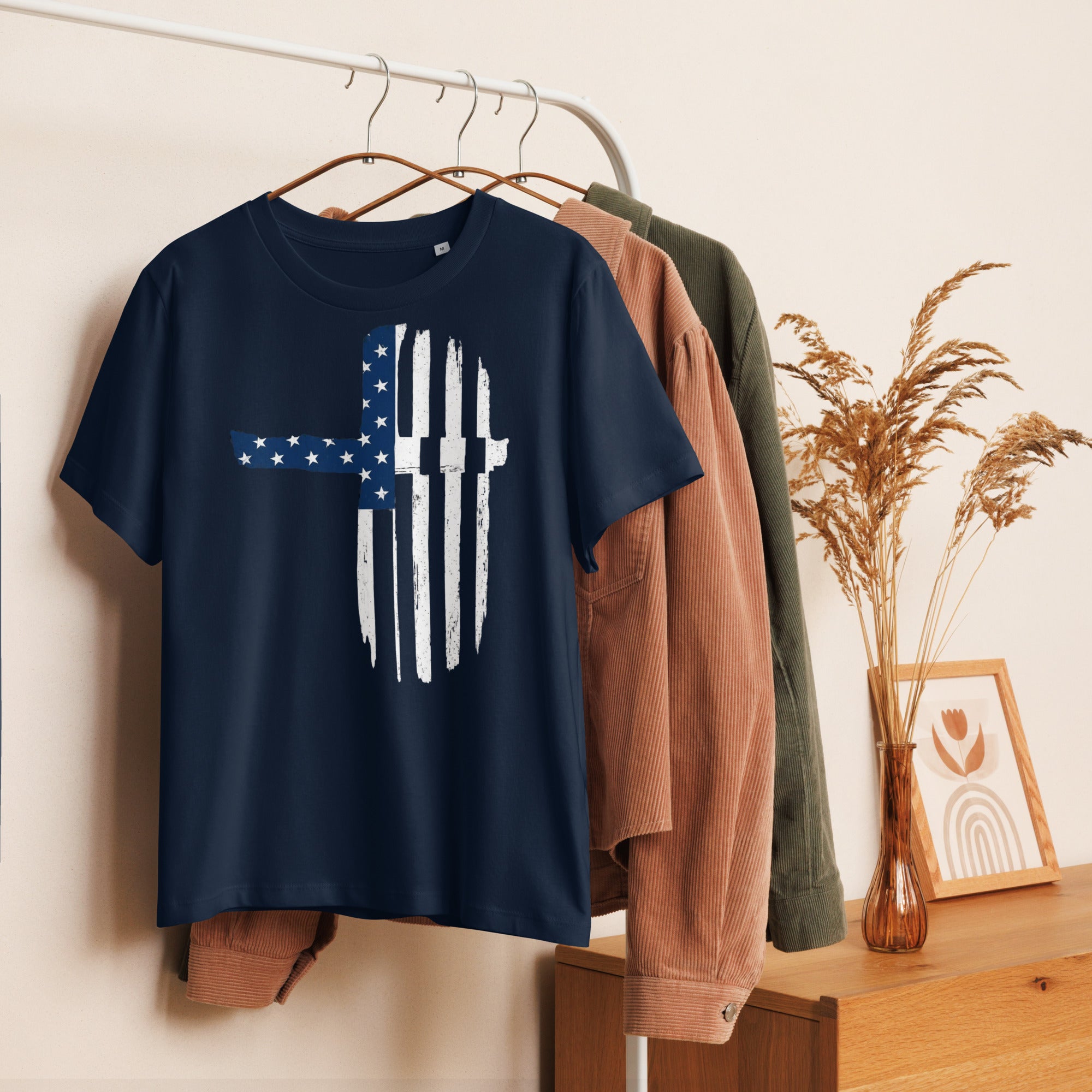 Women’s organic ribbed neck t-shirt - Seedandsoulful