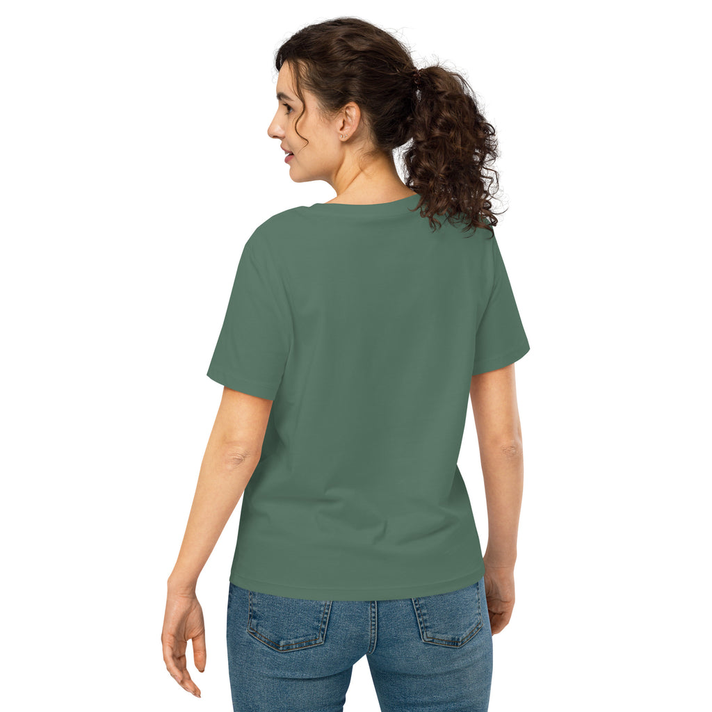 Women’s organic ribbed neck t-shirt - Seedandsoulful