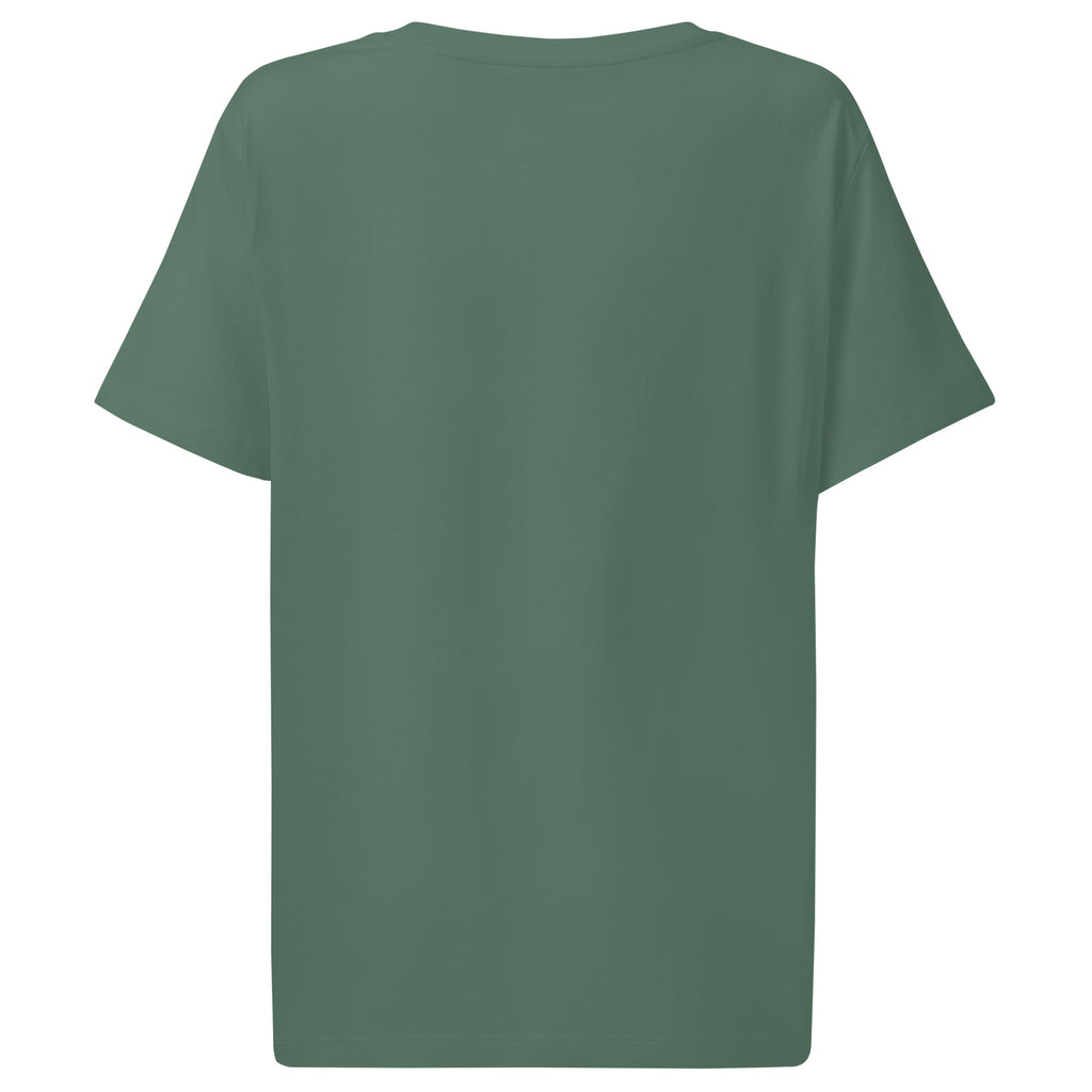 Women’s organic ribbed neck t-shirt I Will - Seedandsoulful