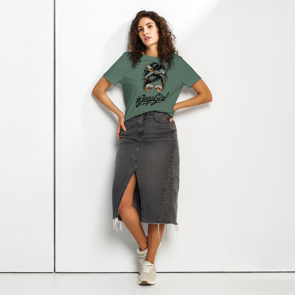 Women's Organic Faith T-Shirt | Seedandsoulful Ribbed Neck Cotton Tee - Seedandsoulful
