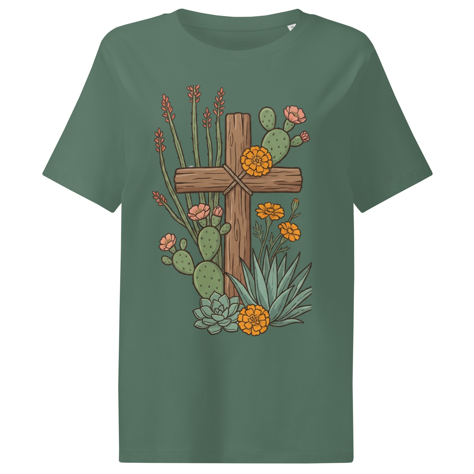 Women’s organic ribbed neck t-shirt - Seedandsoulful