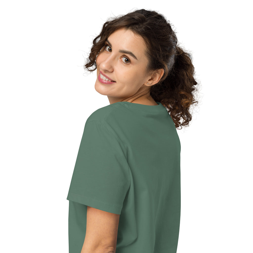 Women’s organic ribbed neck t-shirt - Seedandsoulful