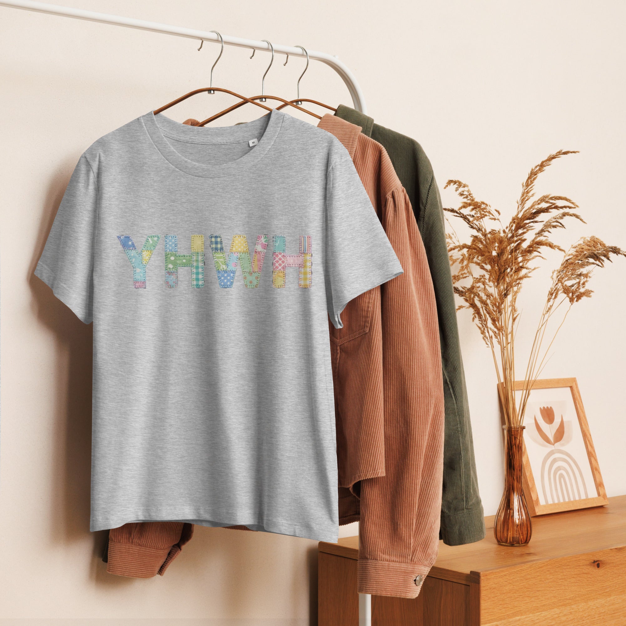 Women’s organic ribbed neck t-shirt - Seedandsoulful