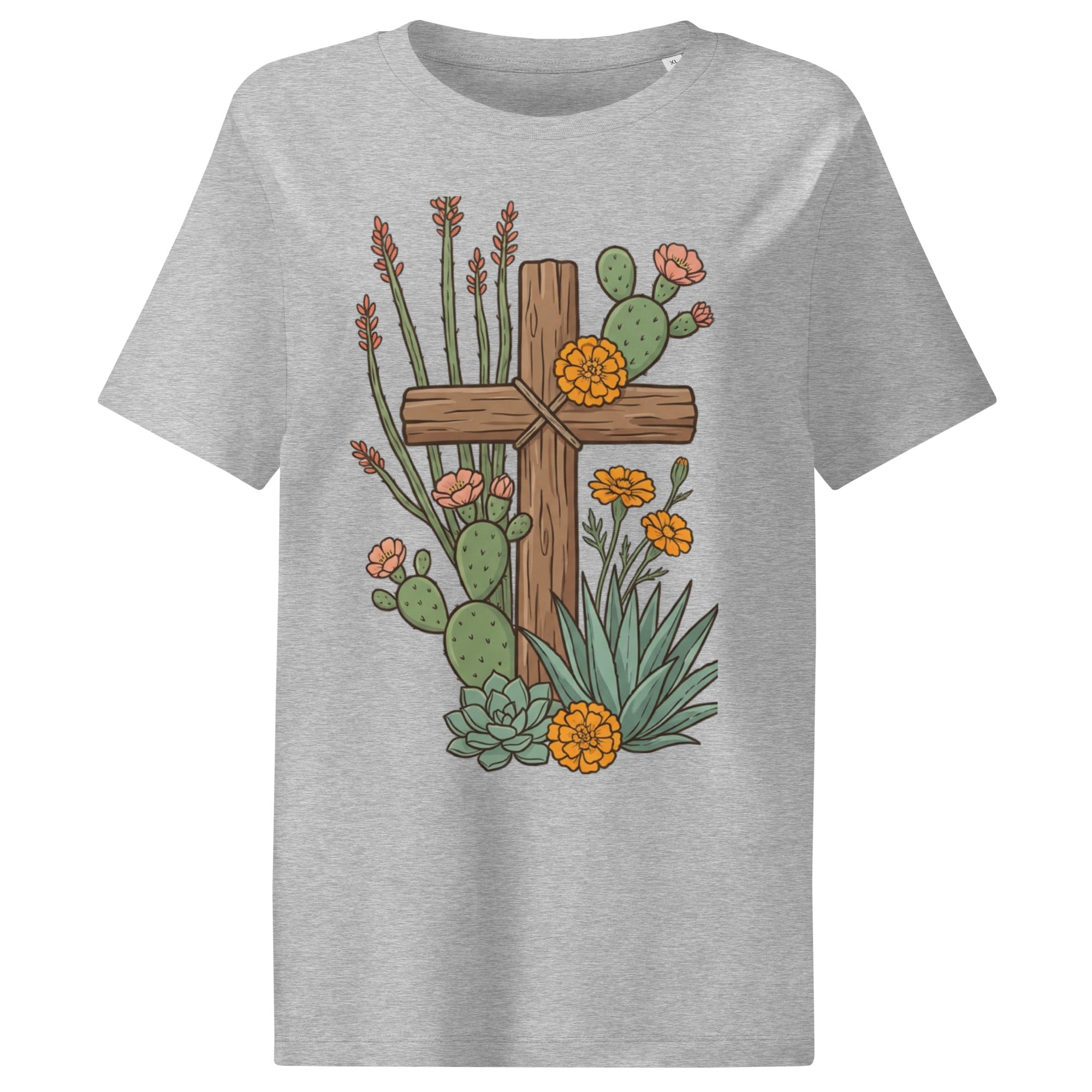 Women’s organic ribbed neck t-shirt - Seedandsoulful