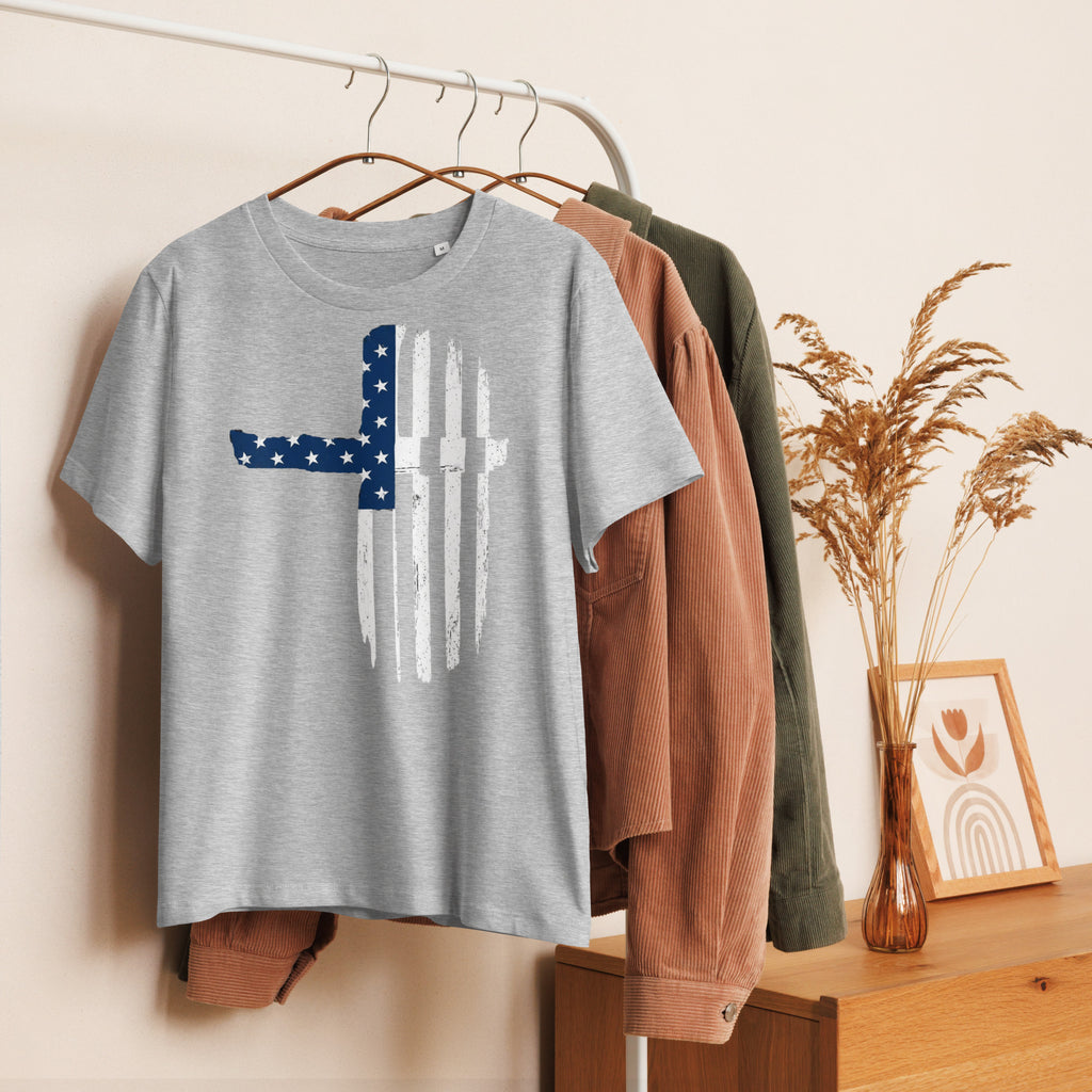 Women’s organic ribbed neck t-shirt - Seedandsoulful