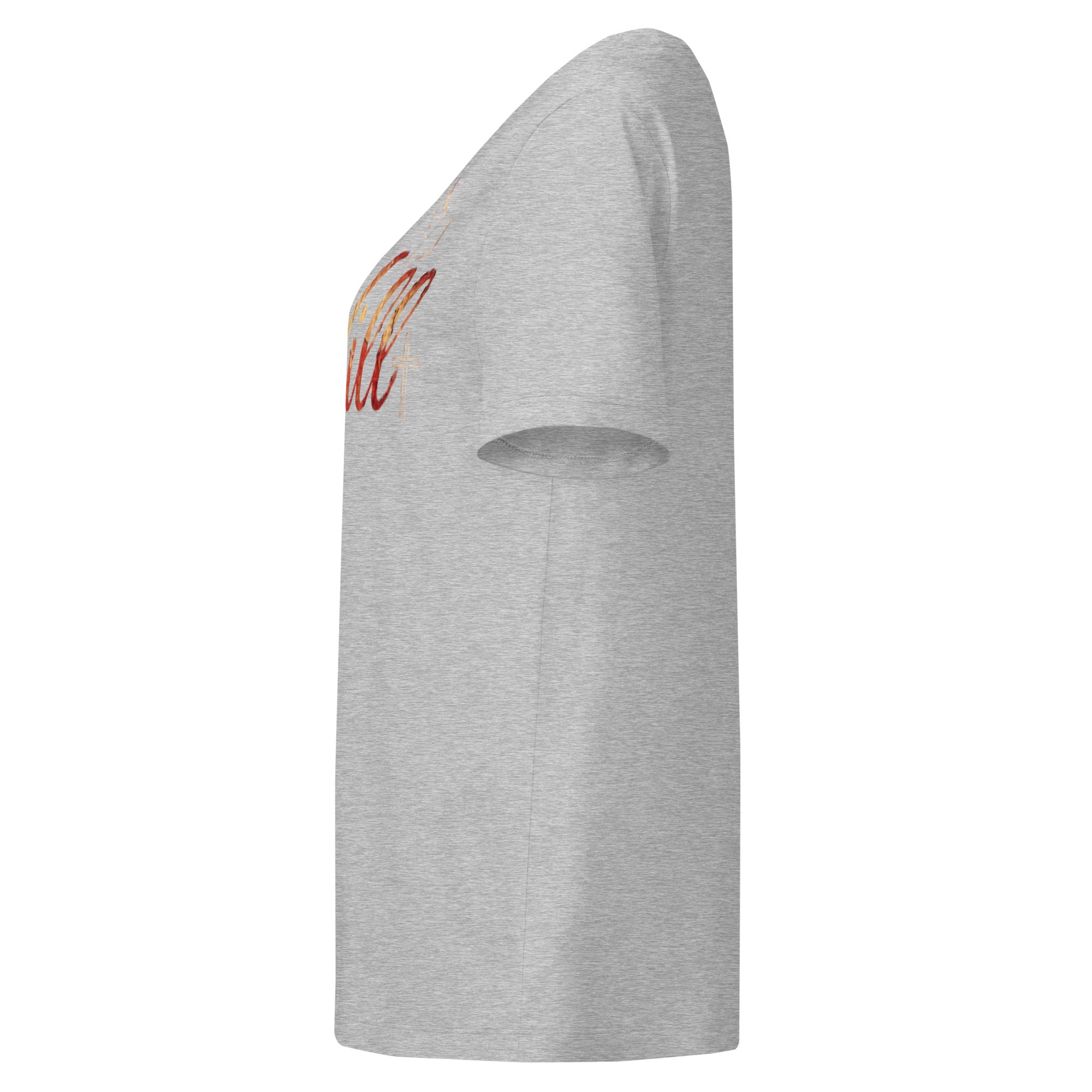 Women’s organic ribbed neck t-shirt I Will - Seedandsoulful