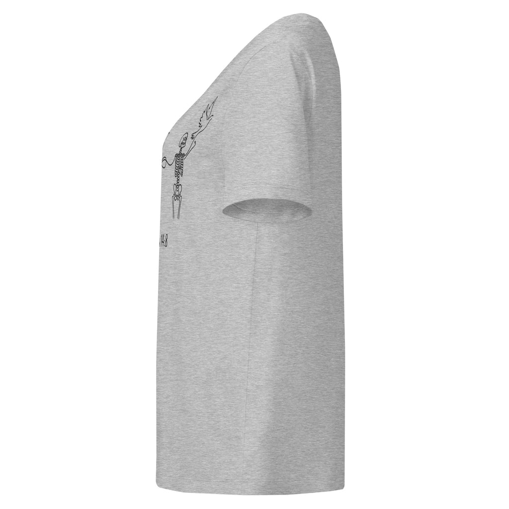 Women’s organic ribbed neck Romans 14:8 t-shirt - Seedandsoulful