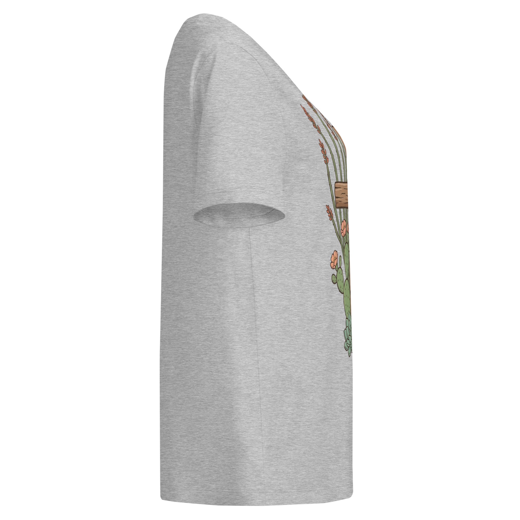 Women’s organic ribbed neck t-shirt - Seedandsoulful