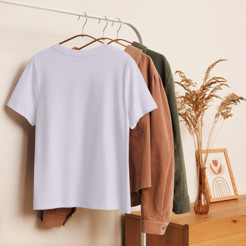 Women's Organic Faith T-Shirt | Seedandsoulful Ribbed Neck Cotton Tee - Seedandsoulful