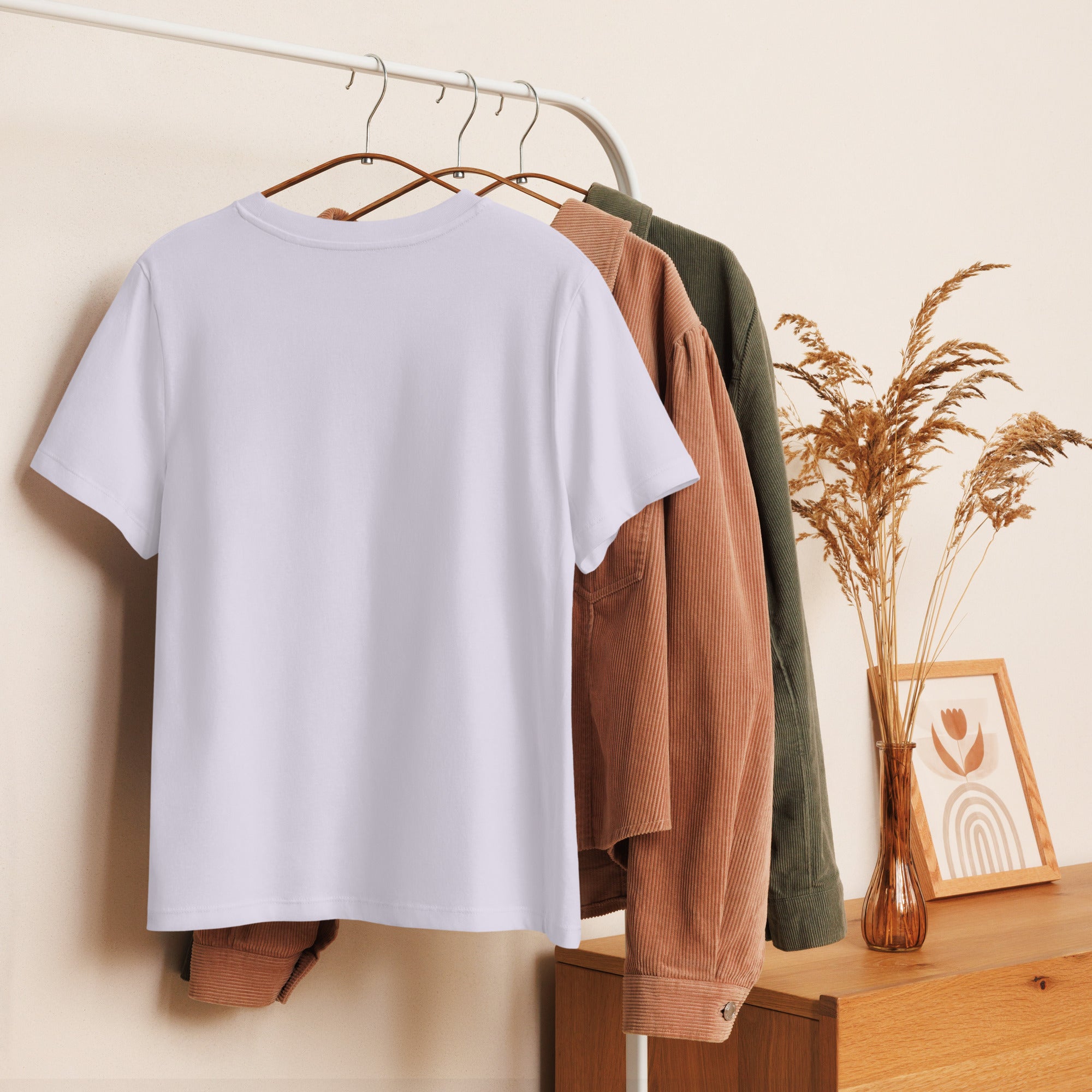 Women's Organic Faith T-Shirt | Seedandsoulful Ribbed Neck Cotton Tee - Seedandsoulful