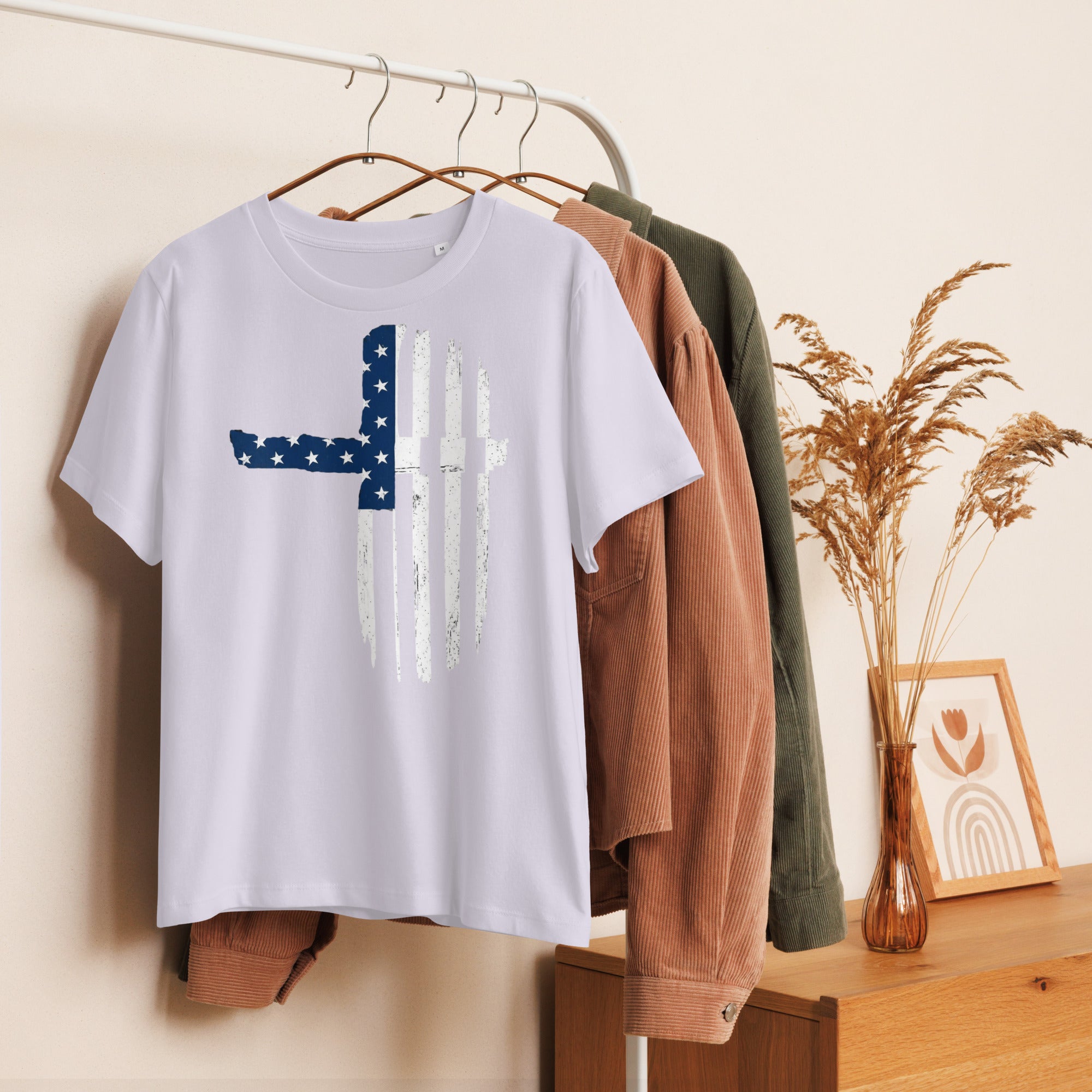 Women’s organic ribbed neck t-shirt - Seedandsoulful