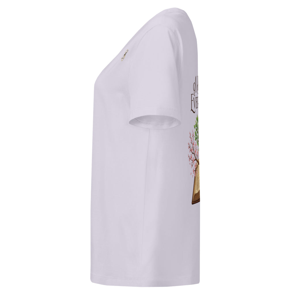 Women’s organic ribbed neck t-shirt - Seedandsoulful