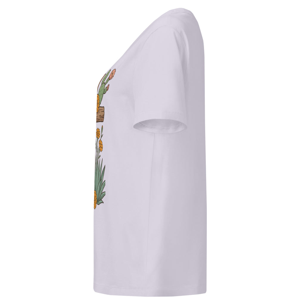 Women’s organic ribbed neck t-shirt - Seedandsoulful