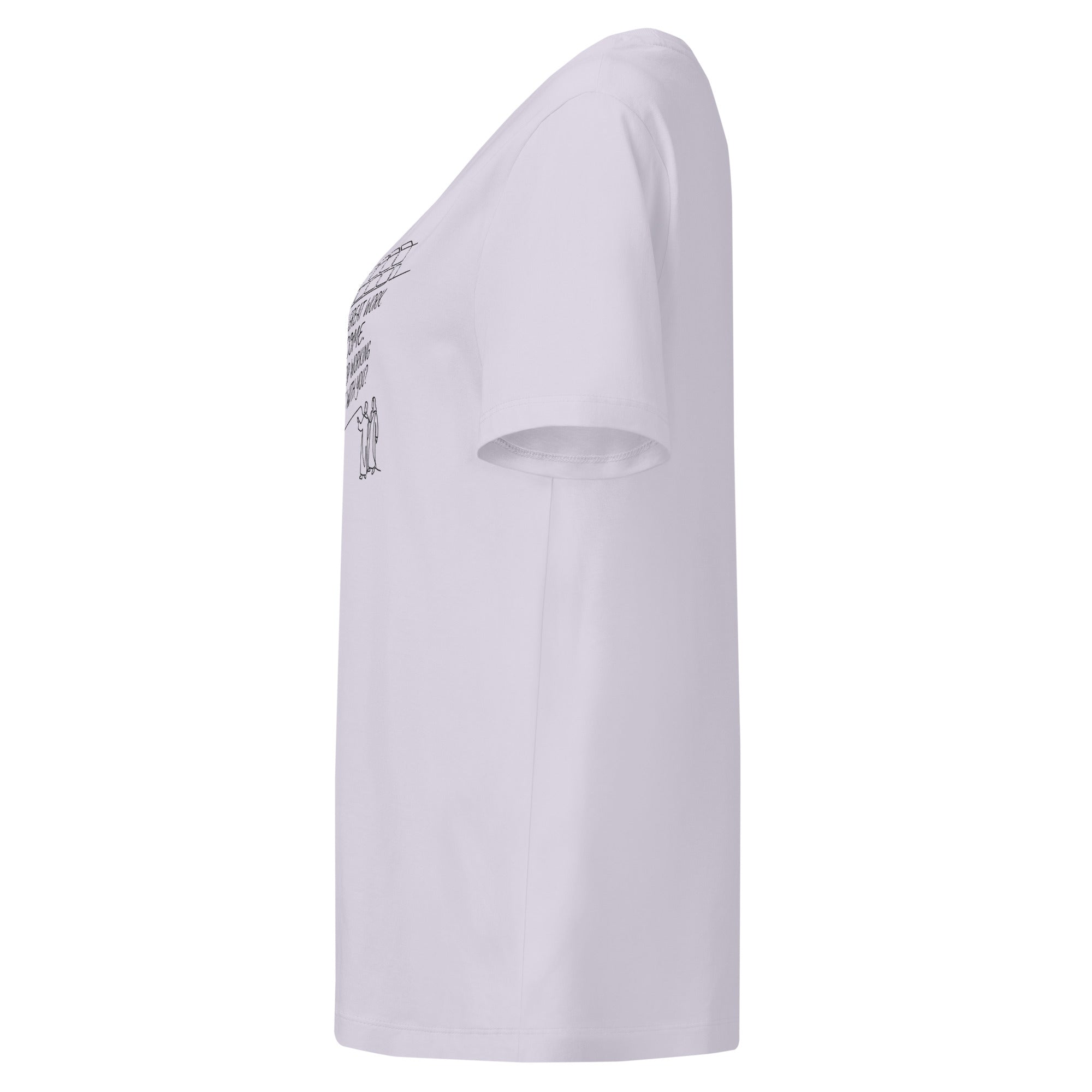 Nehemiah 6:3 Women’s organic ribbed neck t-shirt - Seedandsoulful