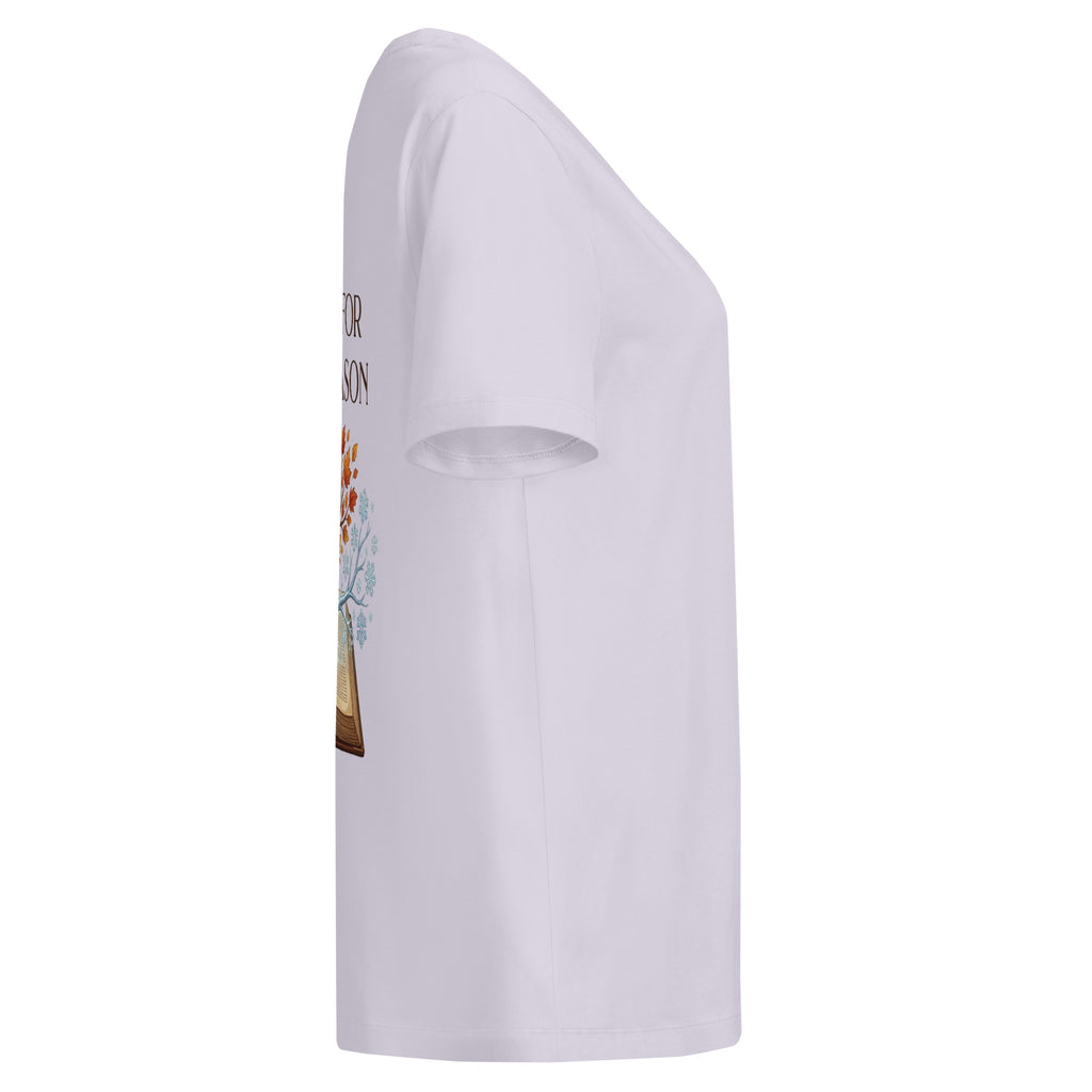 Women’s organic ribbed neck t-shirt - Seedandsoulful