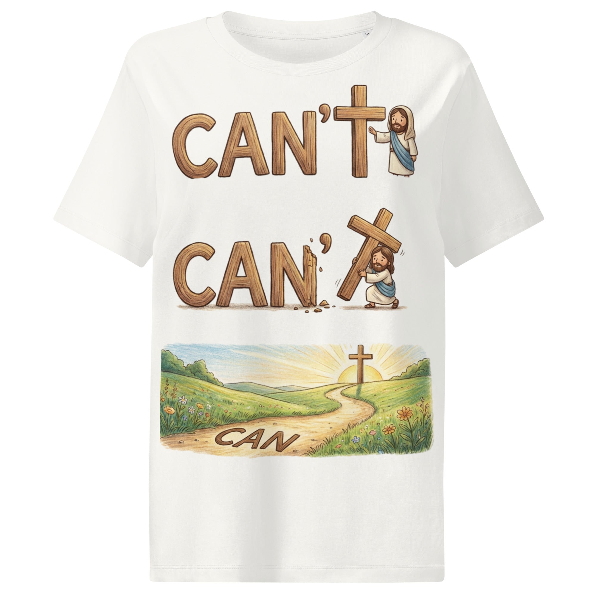 God's Love Never Fails T-Shirt | Women's Valentine's Faith Tee - Seedandsoulful