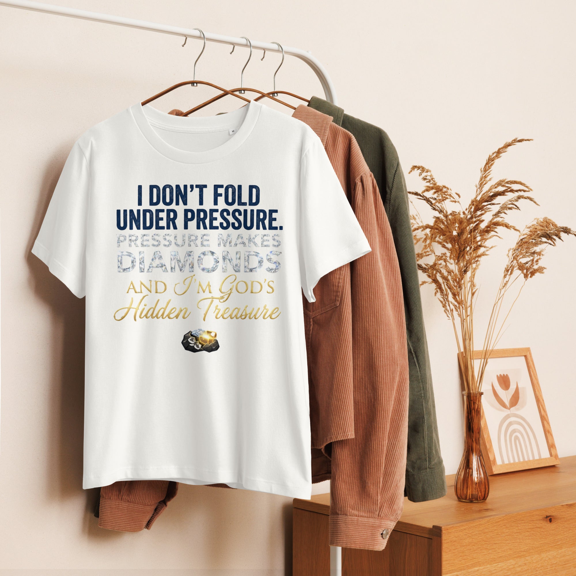 Women’s organic ribbed neck t-shirt - Seedandsoulful