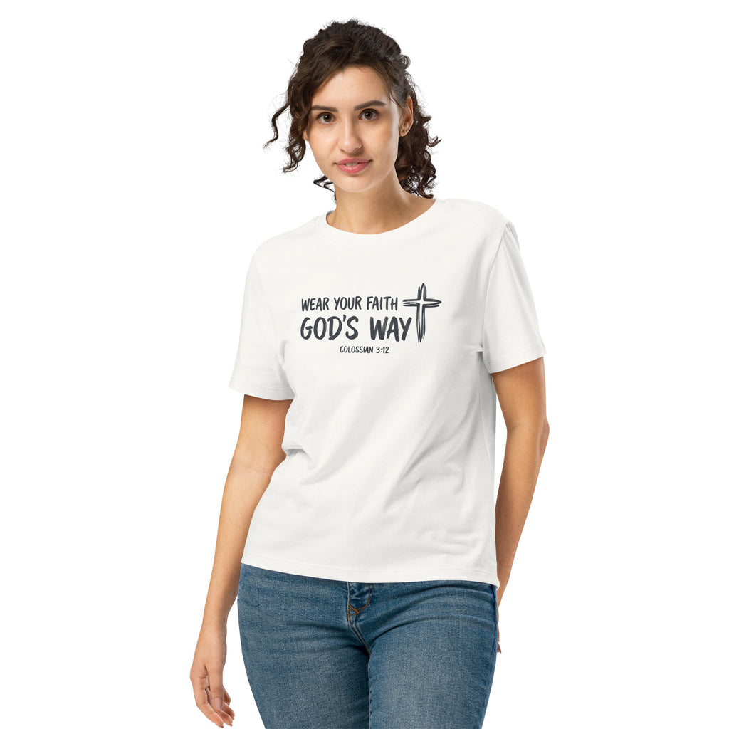 Women’s organic ribbed neck t-shirt - Seedandsoulful