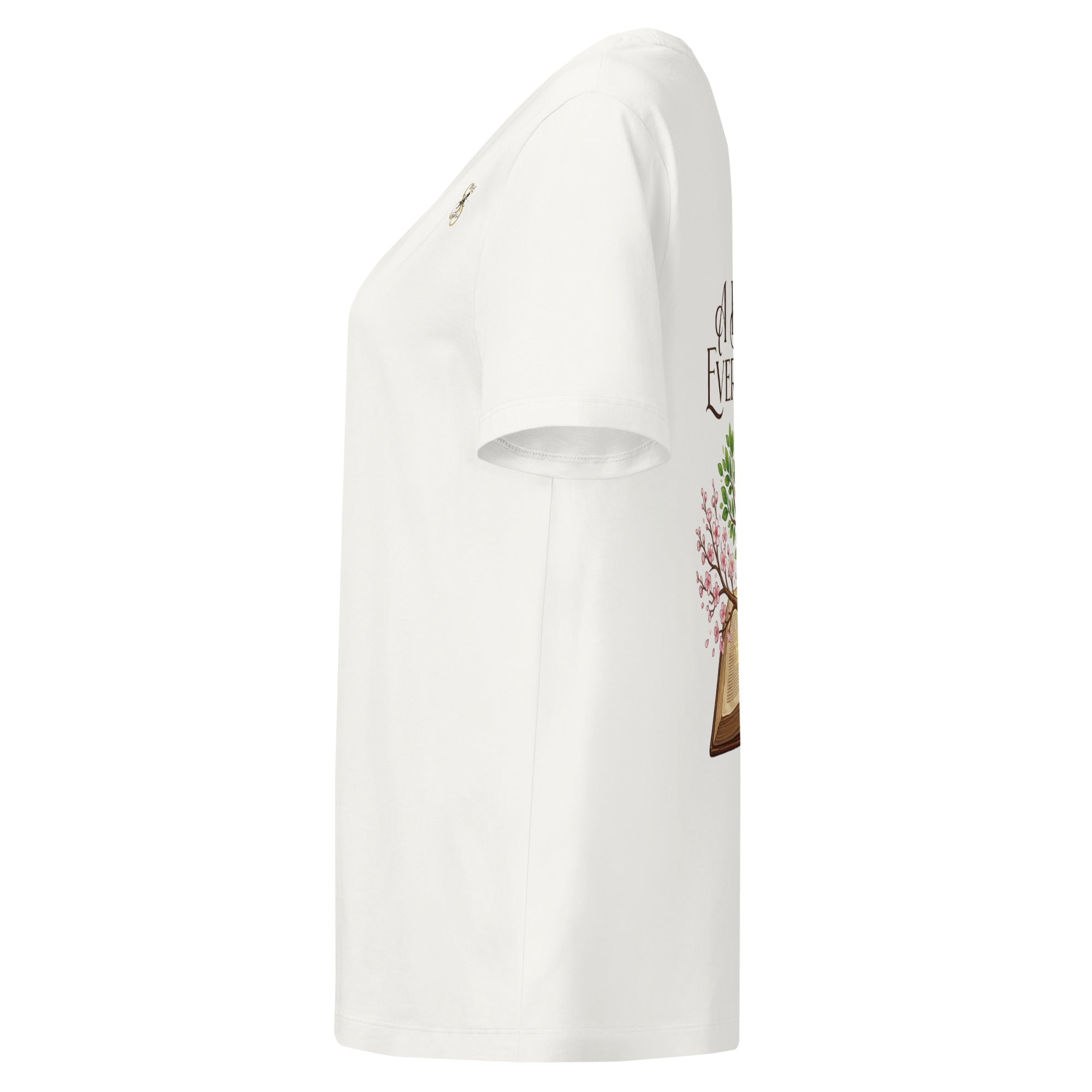 Women’s organic ribbed neck t-shirt - Seedandsoulful