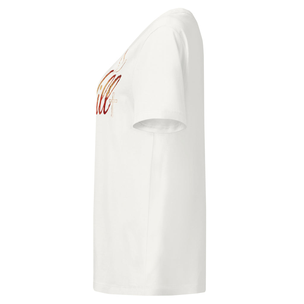 Women’s organic ribbed neck t-shirt I Will - Seedandsoulful