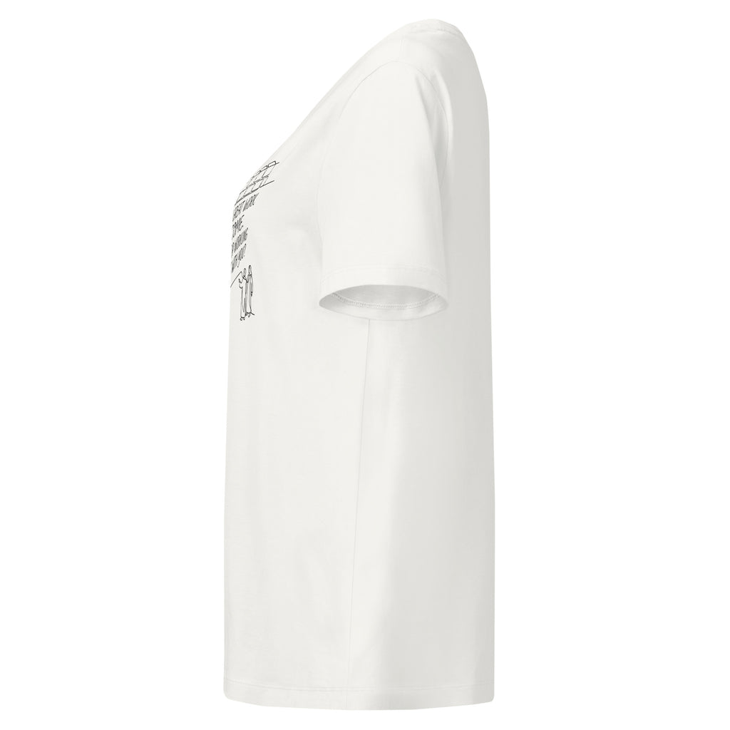 Nehemiah 6:3 Women’s organic ribbed neck t-shirt - Seedandsoulful