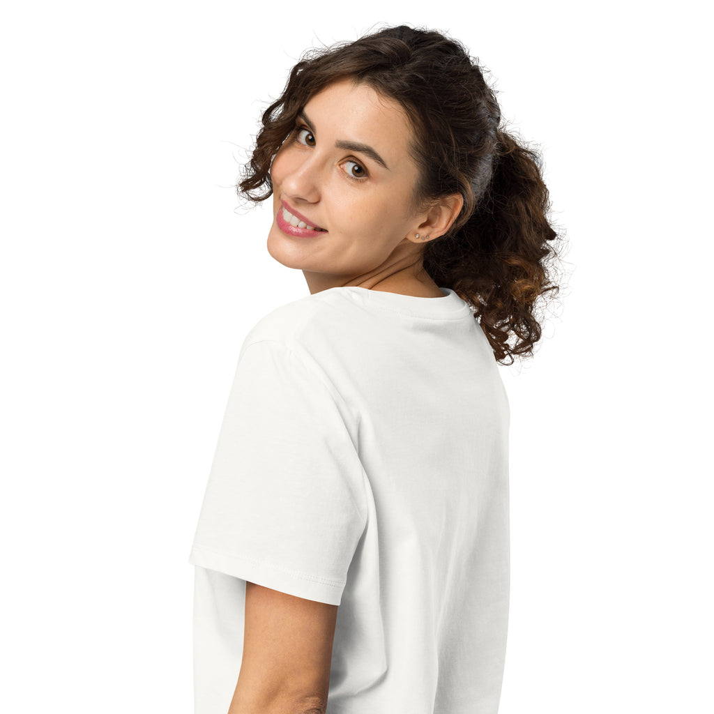 Nehemiah 6:3 Women’s organic ribbed neck t-shirt - Seedandsoulful