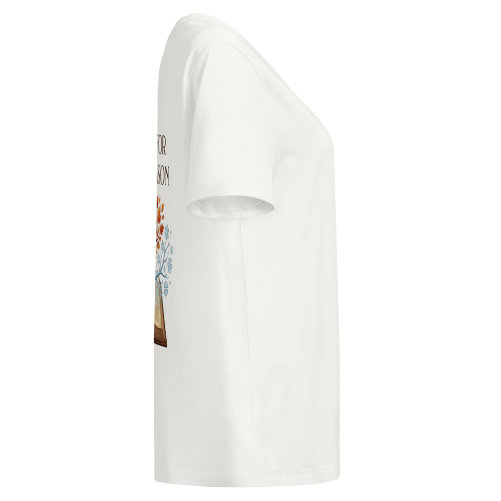 Women’s organic ribbed neck t-shirt - Seedandsoulful