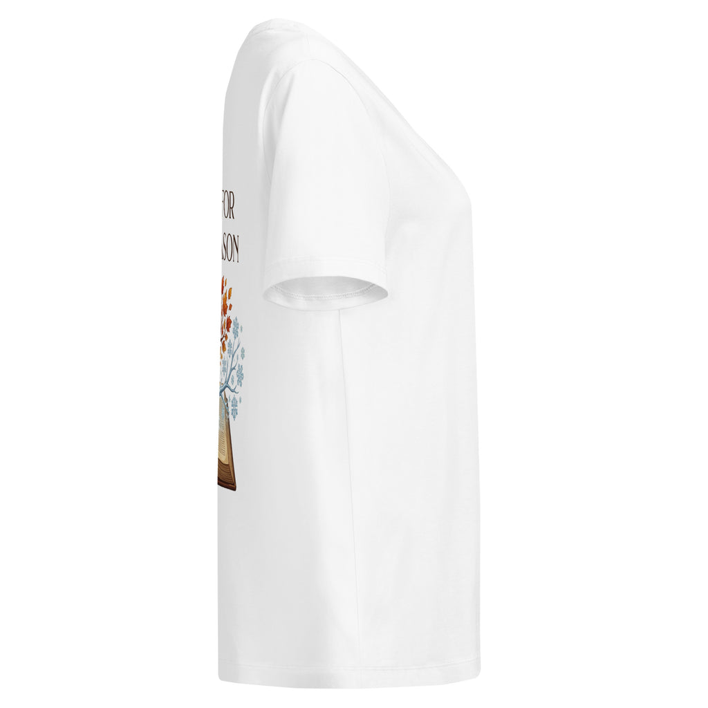 Women’s organic ribbed neck t-shirt - Seedandsoulful