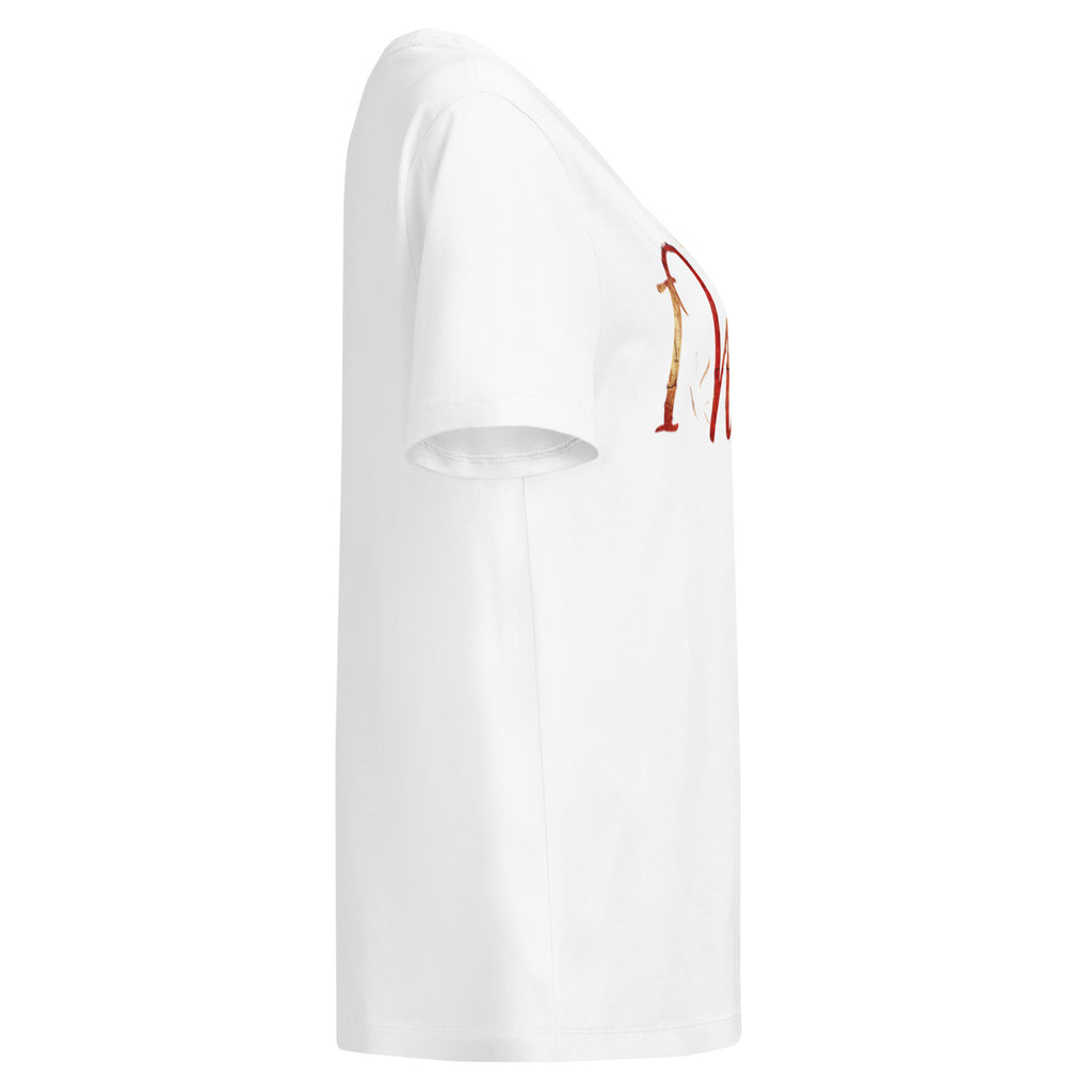 Women’s organic ribbed neck t-shirt I Will - Seedandsoulful