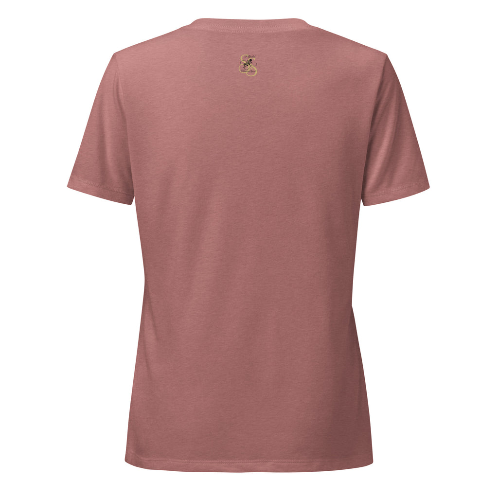 Seedandsoulful Women's Relaxed V - Neck T-Shirt | Faith Apparel - Seedandsoulful